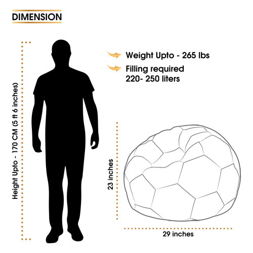 Trule Leatherette IndoorOutdoor Friendly Bean Bag Cover & Reviews